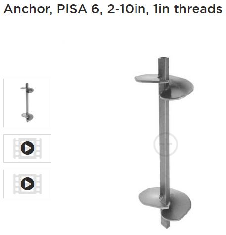 Anchor Dual 10in 1in